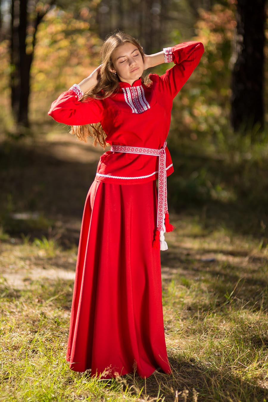 Underwear Women in Slavic costumes in Saltillo