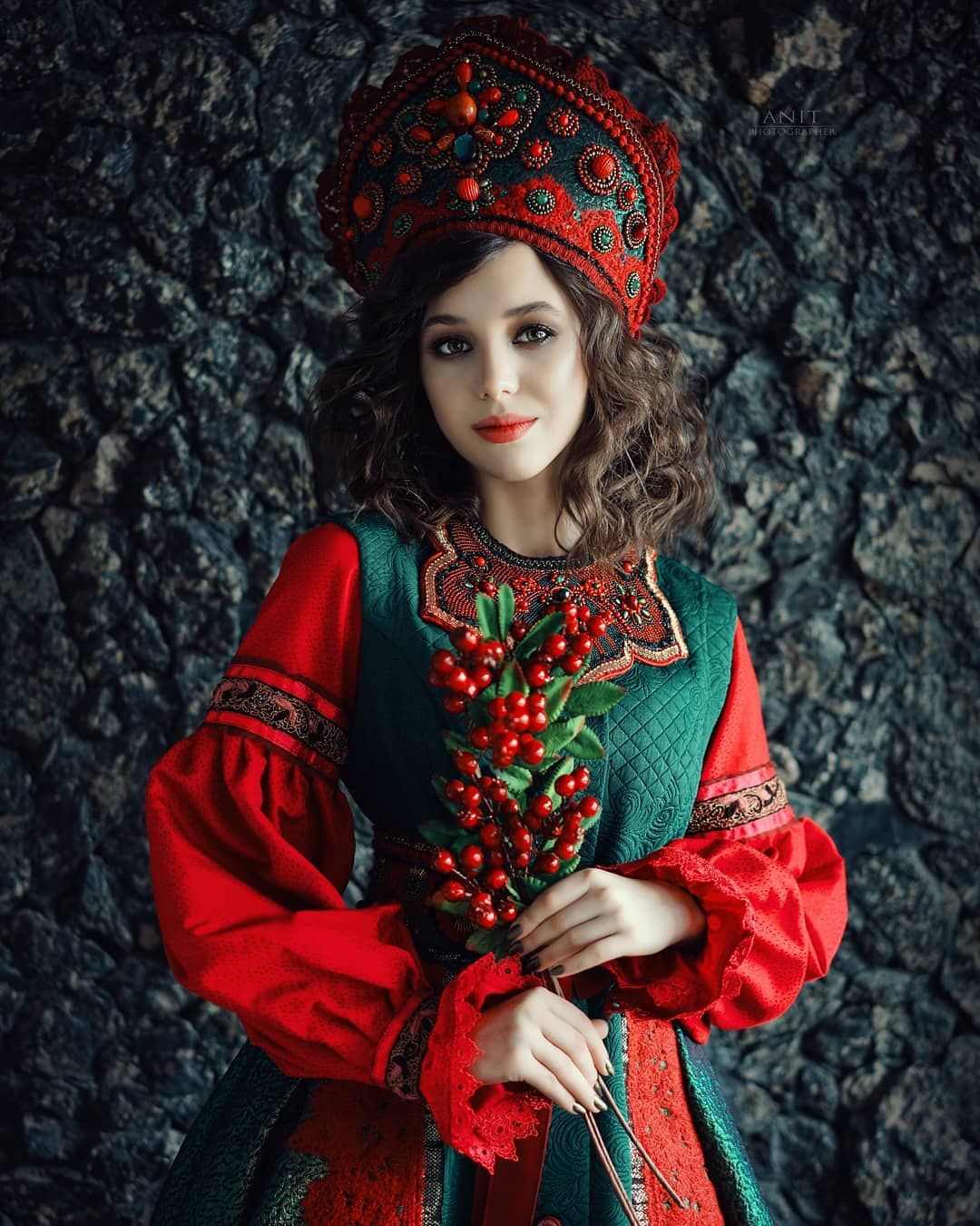 Nude girl Women in Slavic costumes in Saltillo
